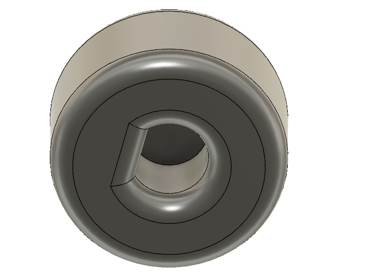 Replacement radio volume control knob for 2001-2005 VW Passat, black plastic, OEM part number ZVW828001A.